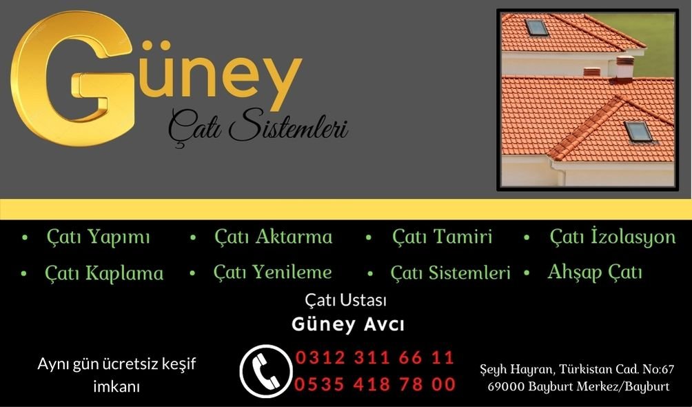 Bayburt  Çatı Aktarma